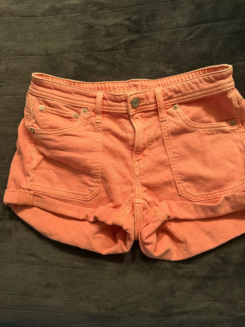 American Eagle Outfitters Coral/Papaya Women's Shorts